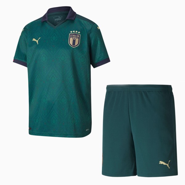 Camiseta Italia Tercera equipación Niños 2020 Verde